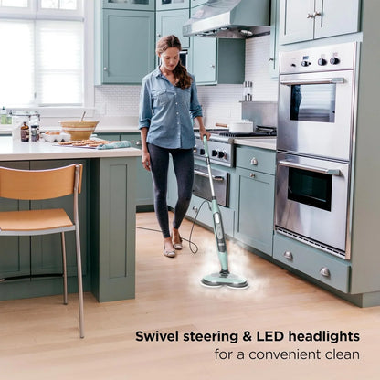 Shark Steam & Scrub Steam Mop, All-in-One Hard Floor Cleaner, Grey, S8001