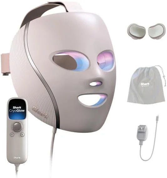 Shark CryoGlow LED Face Mask in Rose Glow, FW312PK
