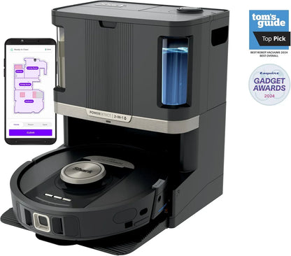 Shark PowerDetect NeverTouch Pro Robot Vacuum & Mop, Black,RV2820ZE