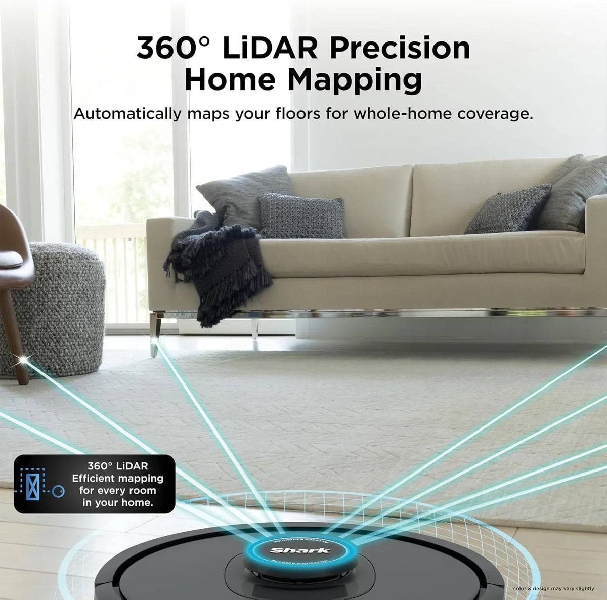 Shark AV2501S AI Ultra Robot Vacuum, with Matrix Clean, Home Mapping, 30-Day Capacity HEPA Bagless Self Empty Base, Perfect for Pet Hair, Wifi, Dark Grey