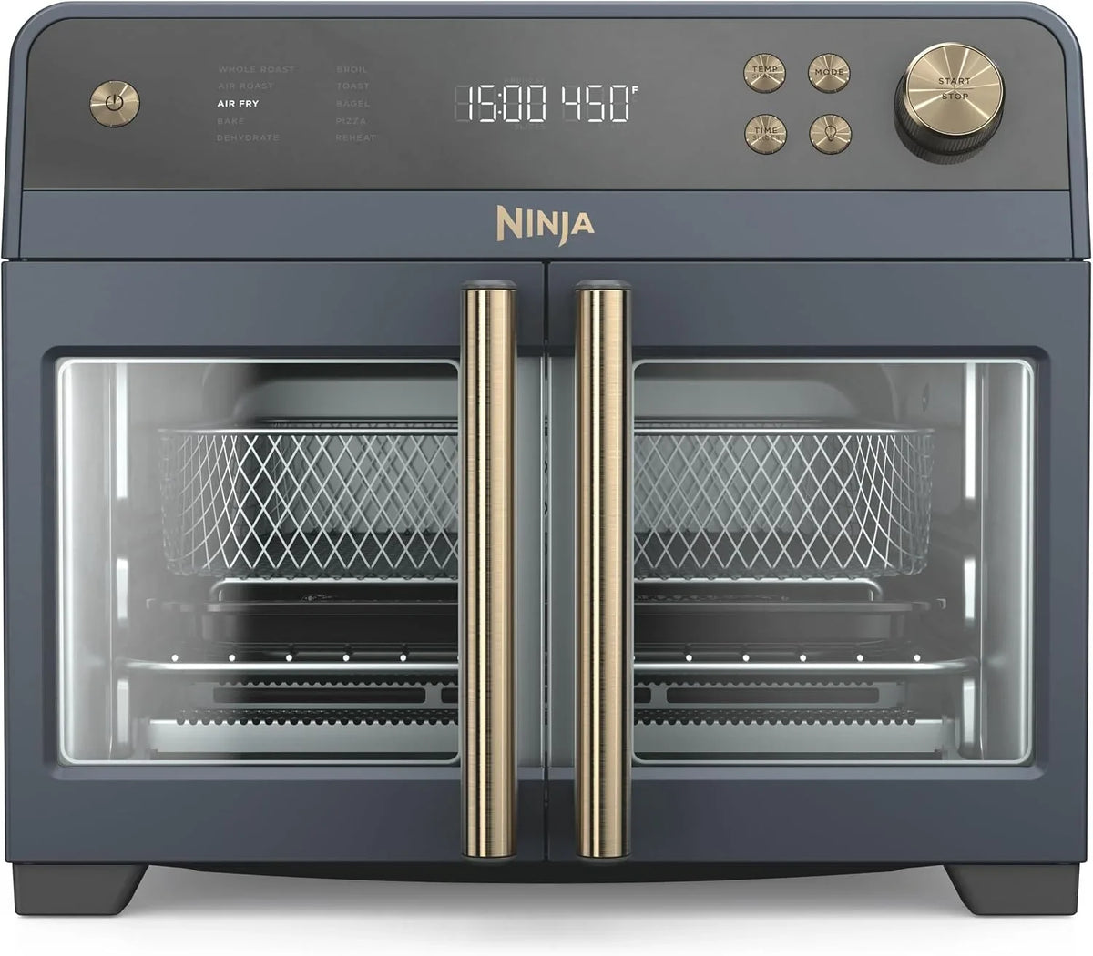 Ninja French Door Premier Air Fry Oven, 10-in-1, Cyberspace, FO101BL