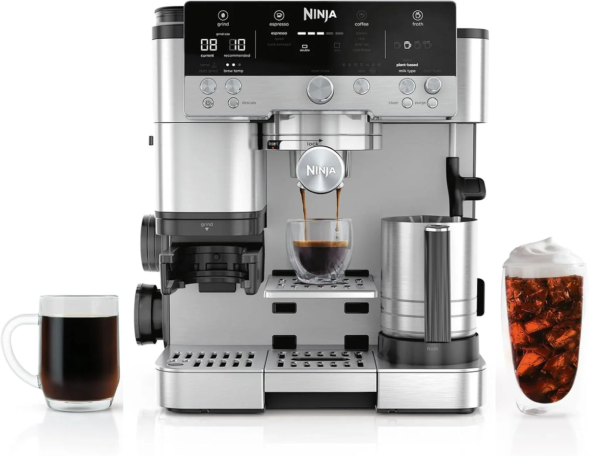 Ninja Luxe Café Premier 3-in-1 Espresso Machine, Drip Coffee, & Cold Brew