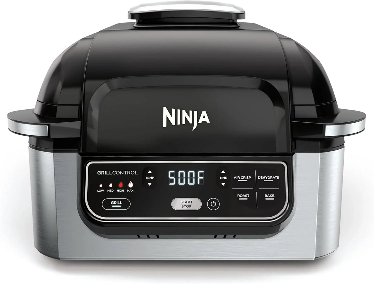 Ninja® Foodi® 5-in-1 XL Indoor Grill & Air Fryer, Black/Grey, AG301