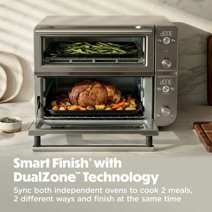 Ninja Double Oven Pro Smart XL, 12-in-1, Silver, DCT821