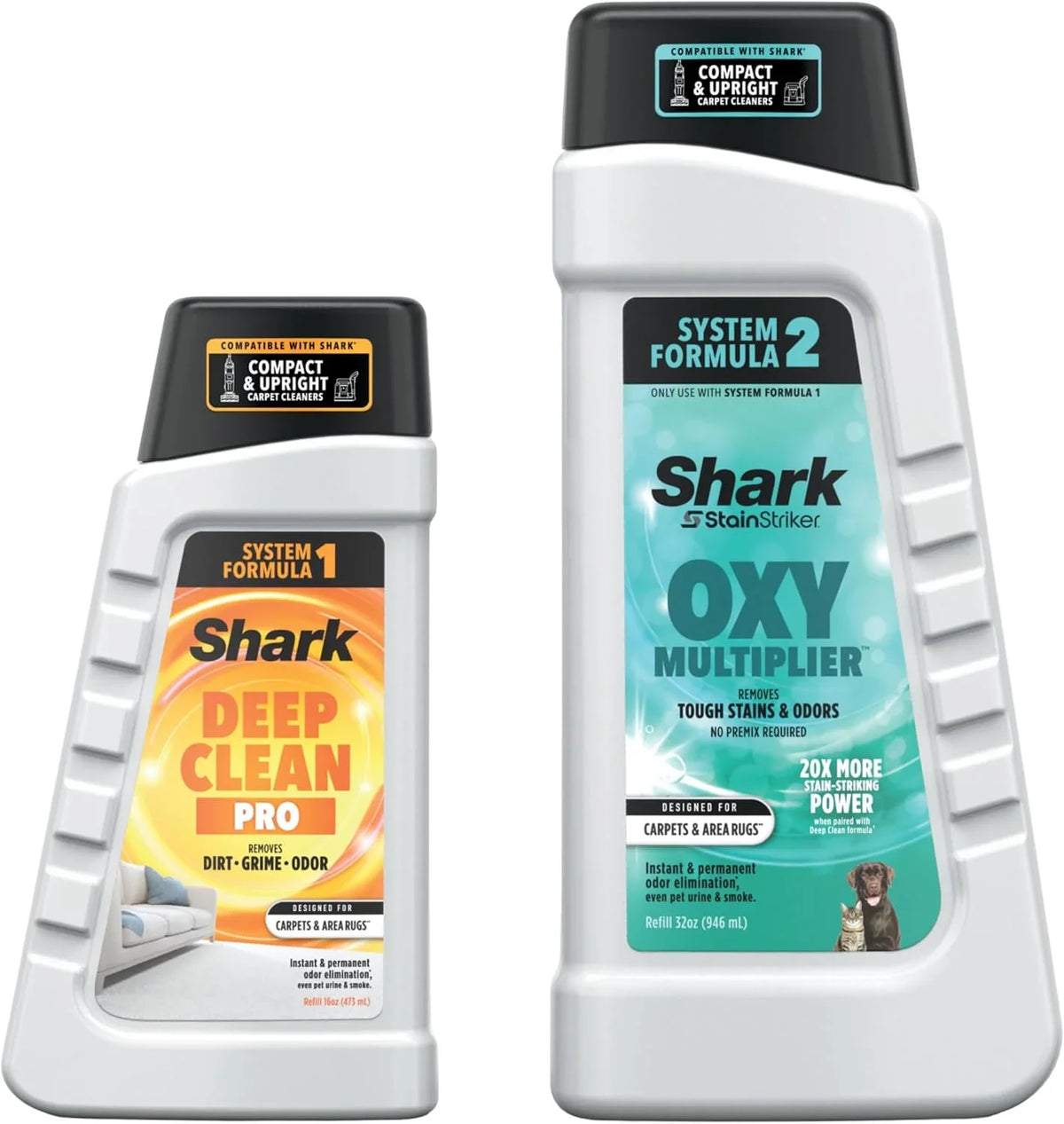 Shark Deep Clean Pro & OXY Formula Bundle for Tough Stains/Odor PXCMBUNDLE
