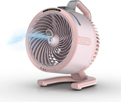 Shark FlexBreeze HydroGo Pro Portable Misting Fan, Peony, FA056PK