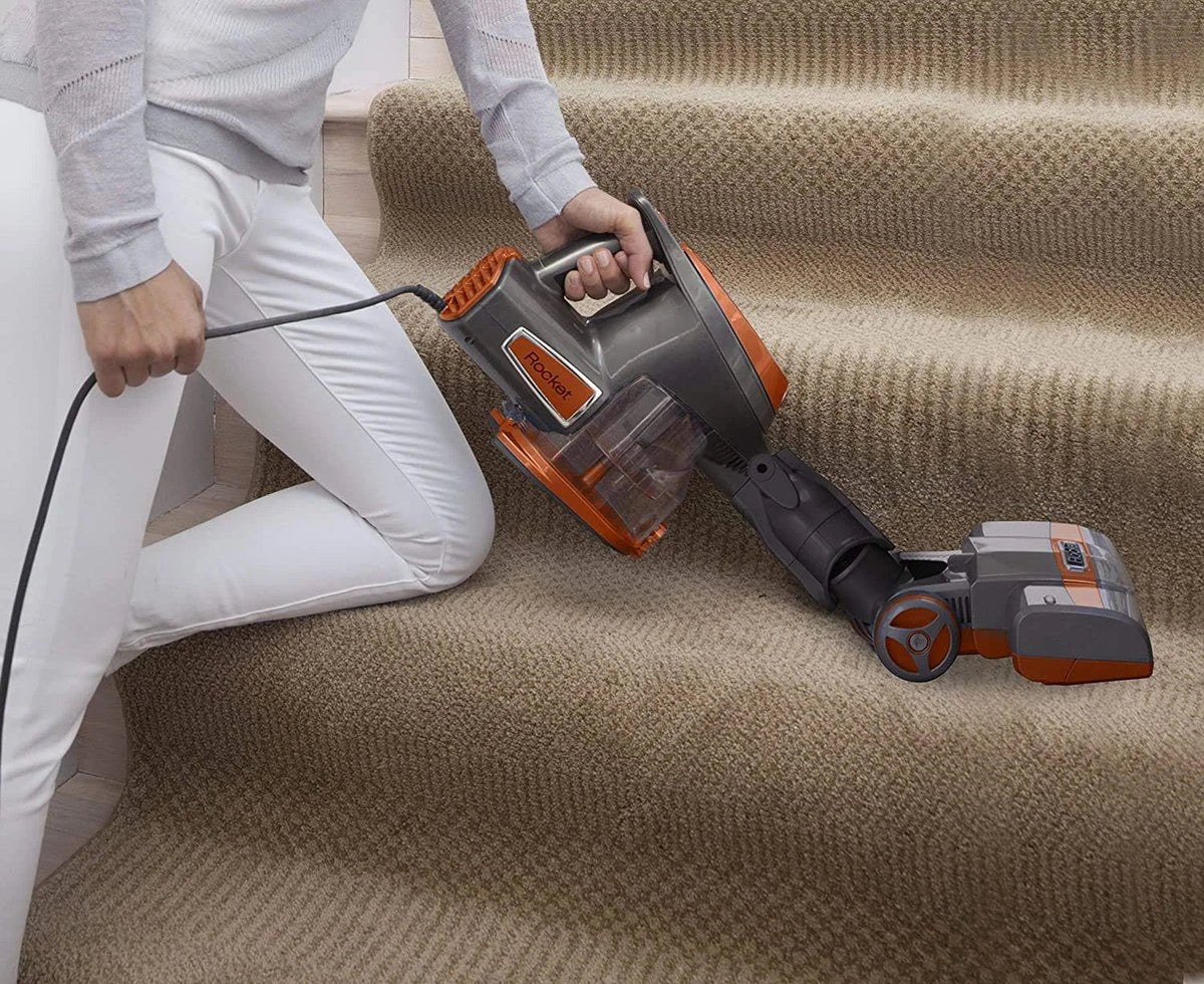 SharkNinja HV301 Rocket Stick Vacuum, Orange and Gray - Renewed, 1 Count (Pack of 1) (Renewed)