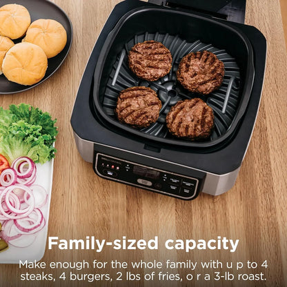 Ninja® Foodi® 5-in-1 XL Indoor Grill & Air Fryer, Black/Grey, AG301