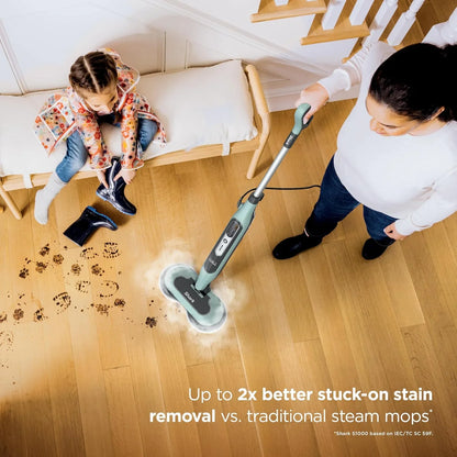 Shark Steam & Scrub Steam Mop, All-in-One Hard Floor Cleaner, Grey, S8001