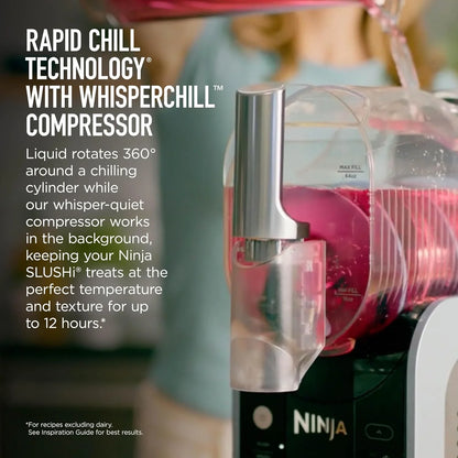 Ninja SLUSHi Professional Drink Maker, 7+ Servings, Black, FS301