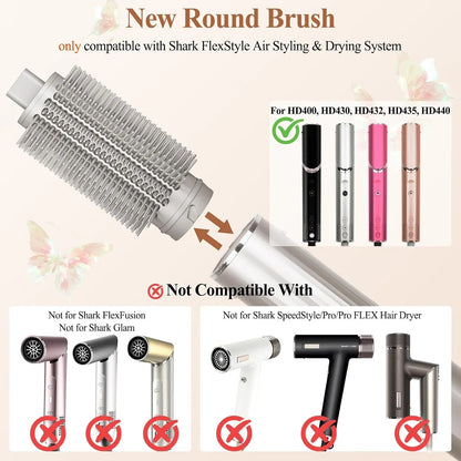 Round Volumizing Brush for Shark FlexStyle Attachment