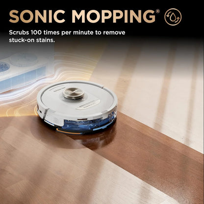 Shark PowerDetect NeverTouch Pro Robot Vacuum & Mop, White, AV2810ZEWH